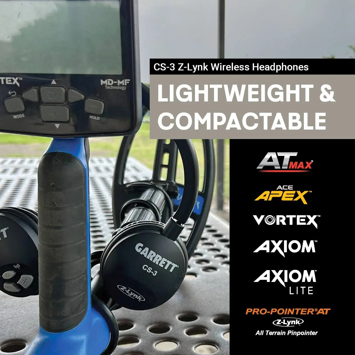 Garrett CS-3 Z-Lynk Wireless Headphones -NOW AVAILABLE!