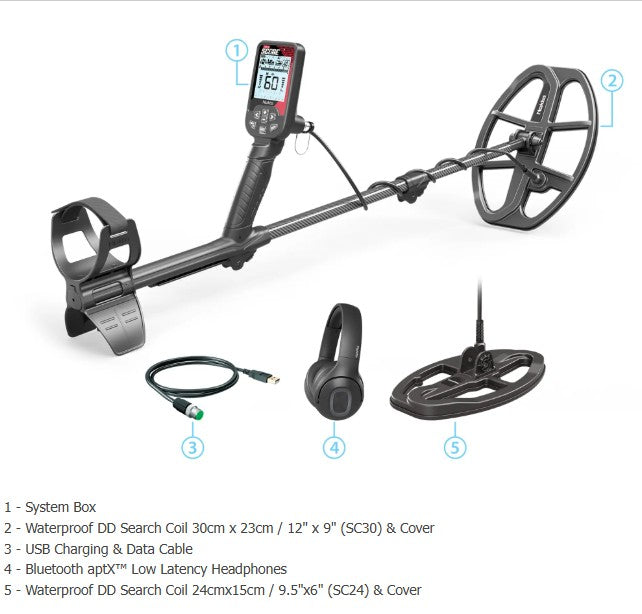 Nokta TRIPLE SCORE METAL DETECTOR with PRO PACK