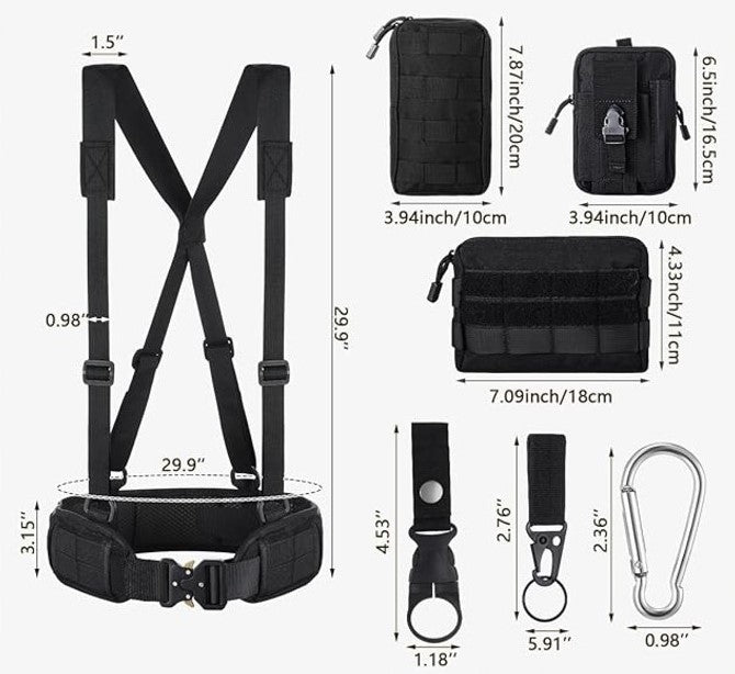 Croknit Tactical Belt and Harness