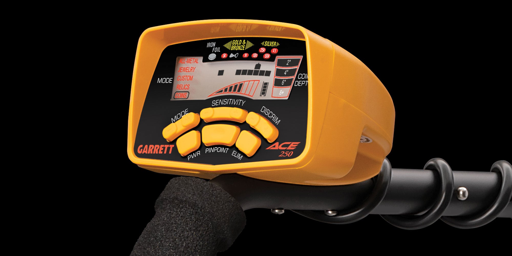 Garrett Ace 250 w/ 6.5x9 Performance Coil