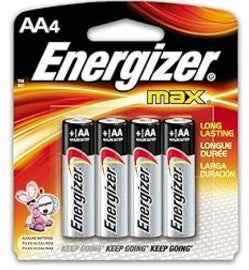 4 pack AA Alkaline Replacement Battery