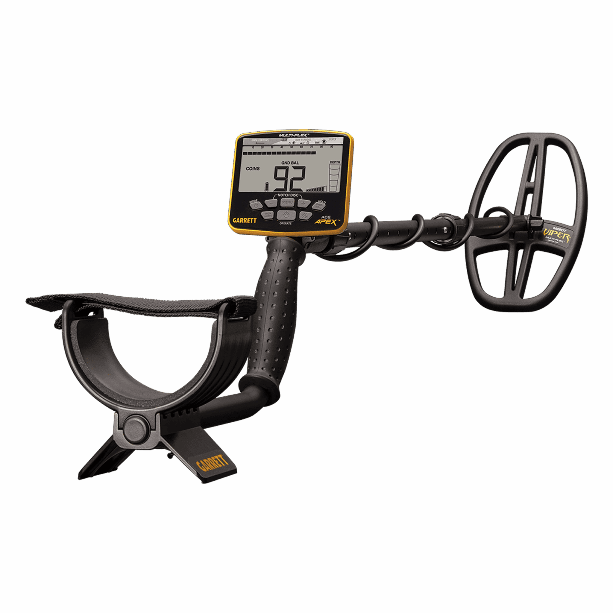 Garrett Ace Apex Metal Detector with Viper DD coil