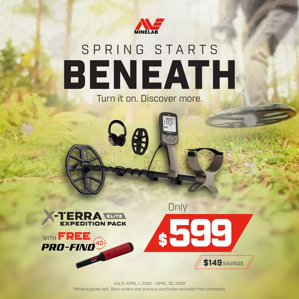 Minelab X-TERRA Elite Expedition Pack - FREE ProFind 40 *while supplies last