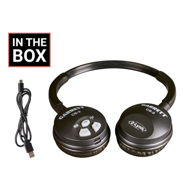 Garrett CS-3 Z-Lynk Wireless Headphones for Detectorists – Aquaterra ...