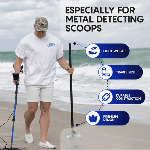 CKG Carbon Fiber Sand Scoop Travel Handle