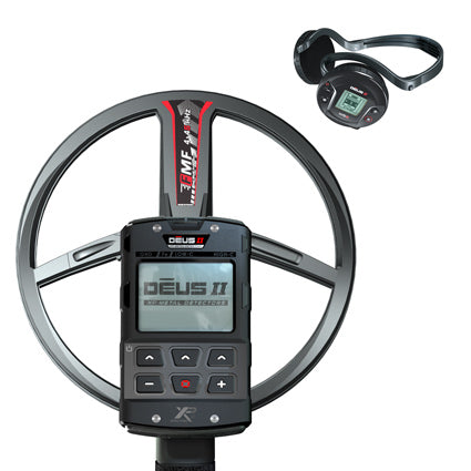 XP DEUS II DETECTOR -28FMF COIL, REMOTE CONTROL, WS6 AUDIO