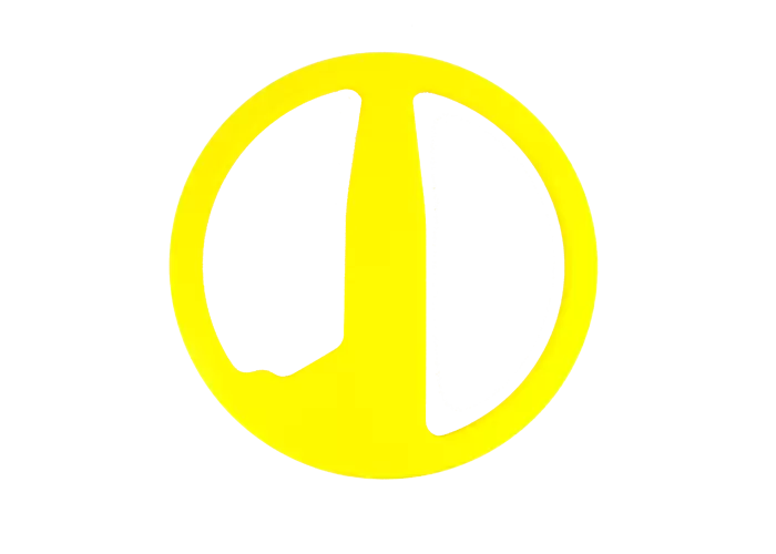 Minelab Excalibur II 10" Yellow Skidplate