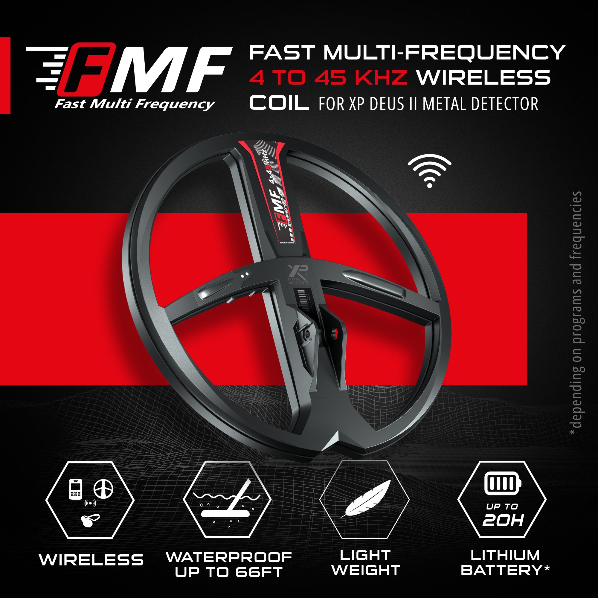 XP 28cm FMF COIL with COVER & LOWER STEM