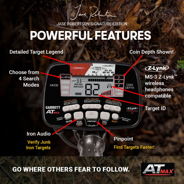 Garrett AT MAX- Jase Robertson Camo Edition