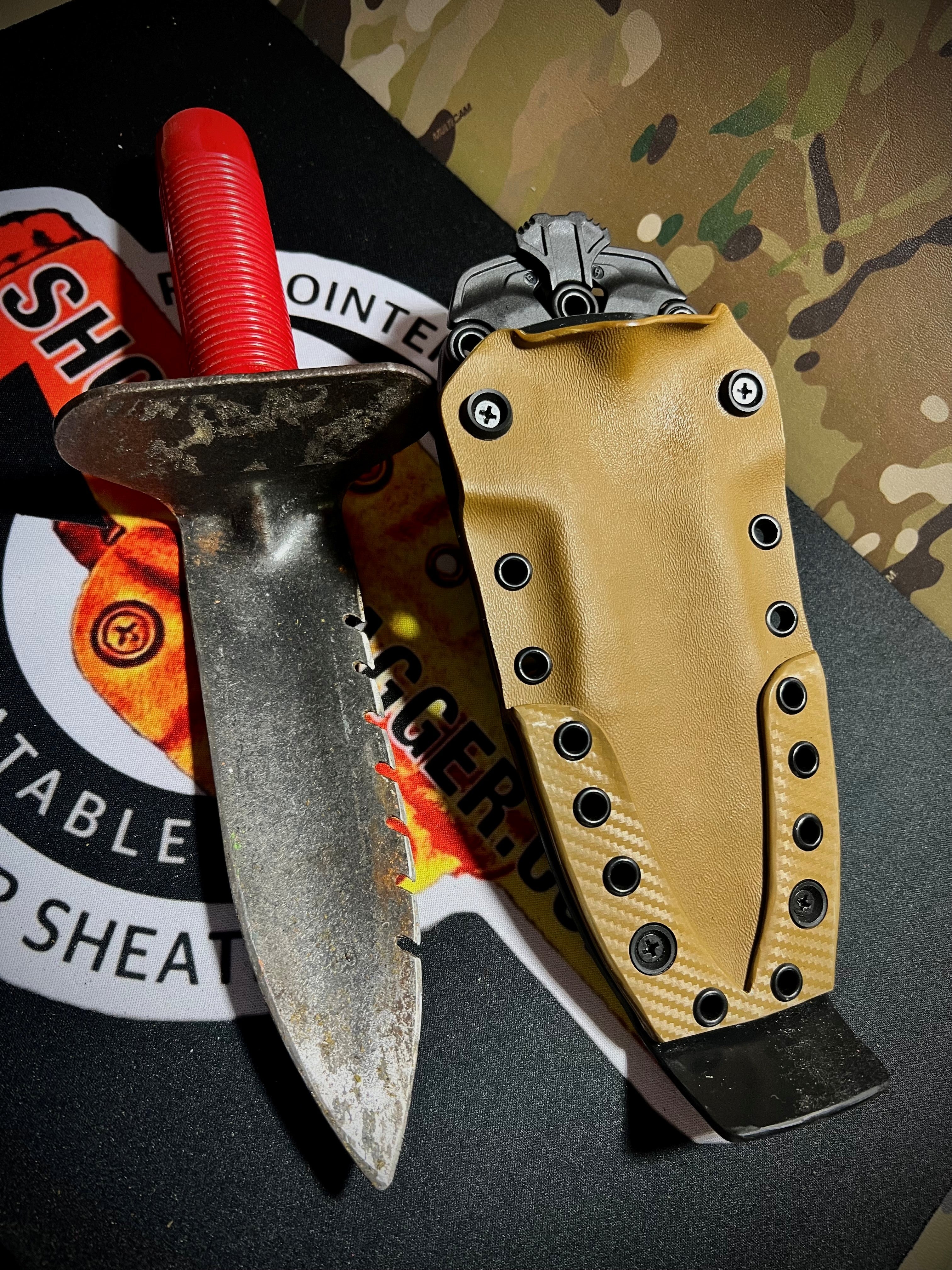 Shovel Dragger Rotating Belt Attachment Sheath for Lesche Model 70 Digger