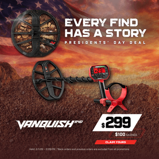 Minelab Vanquish 540- SAVE $100!