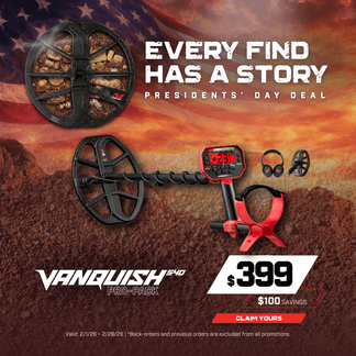 Minelab Vanquish 540 PRO-PACK SAVE $100!