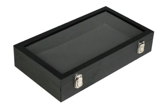 Glass top wooden Relics Display Box