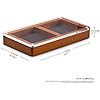 Wooden Dual Compartment Jewelry/Finds Display Box