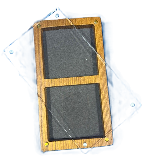 Wooden Dual Compartment Jewelry/Finds Display Box