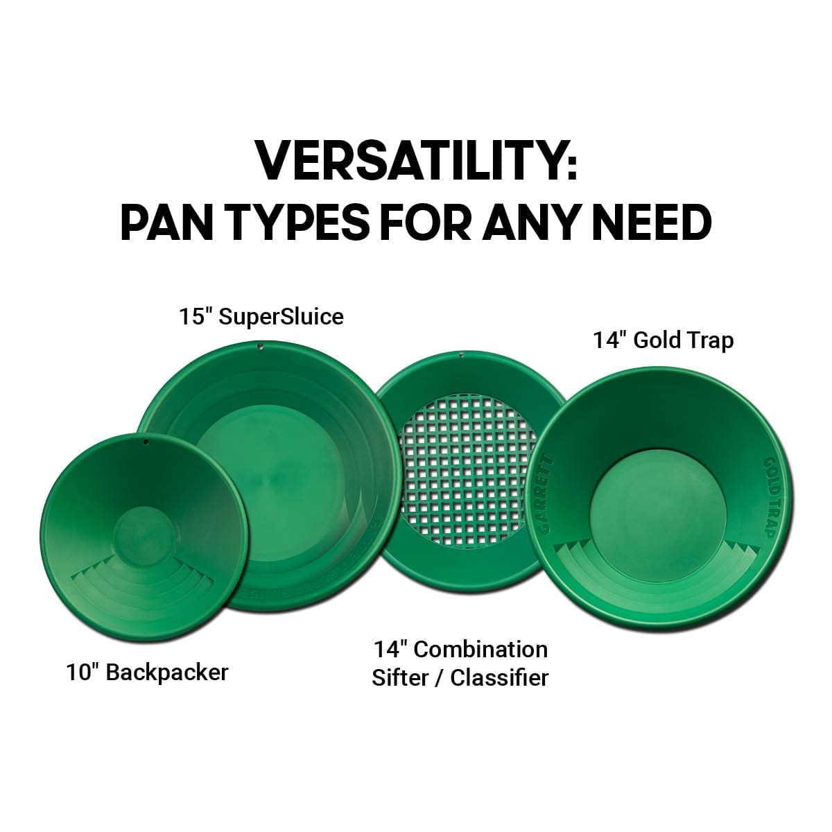 Garrett Delux Gold Pan Kit