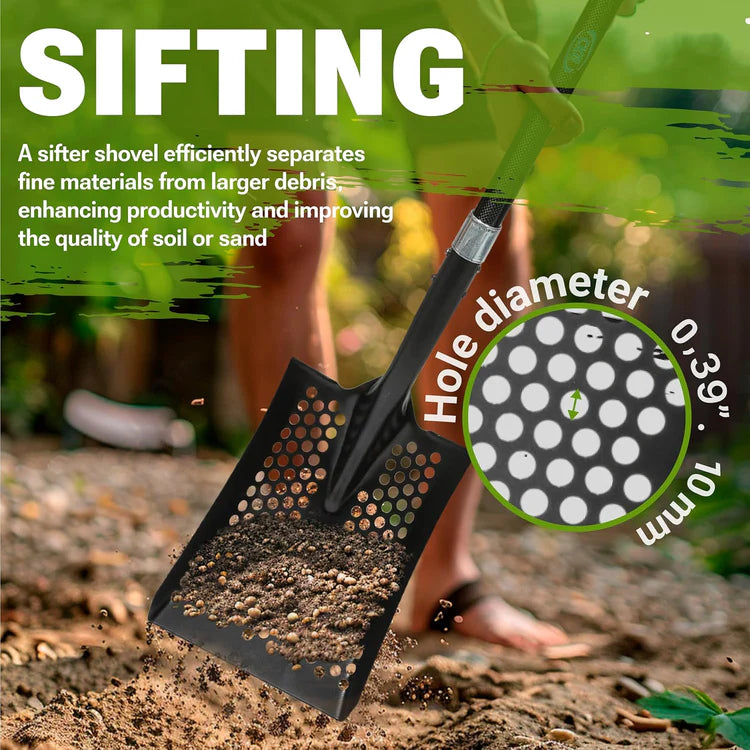 CKG Carbon Sand Sifter Shovel