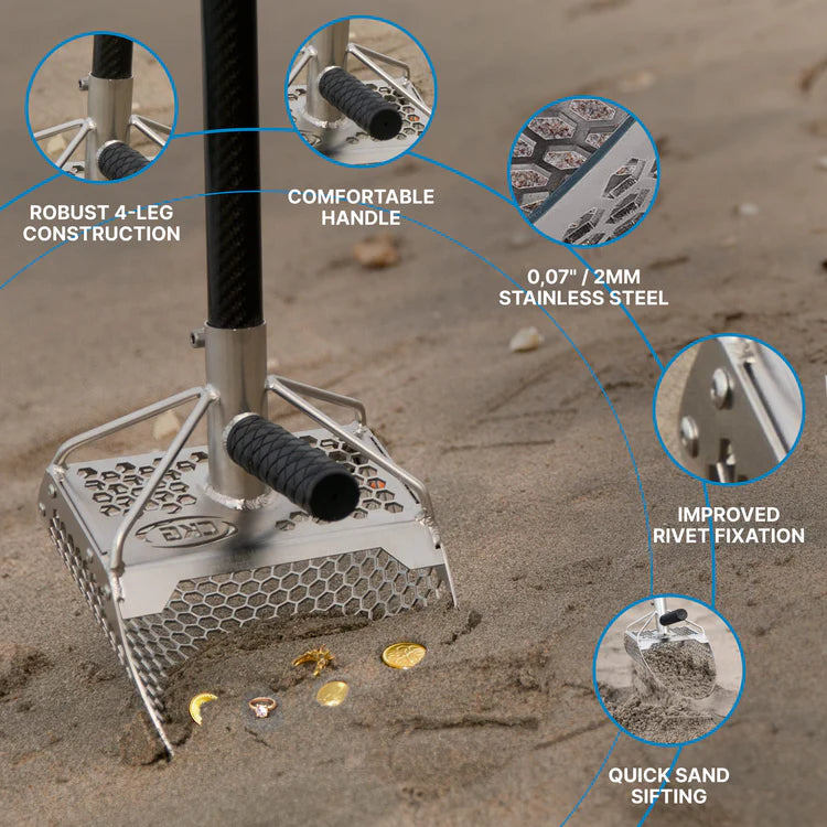 CKG 11x7 Heavy Duty Sand Scoop